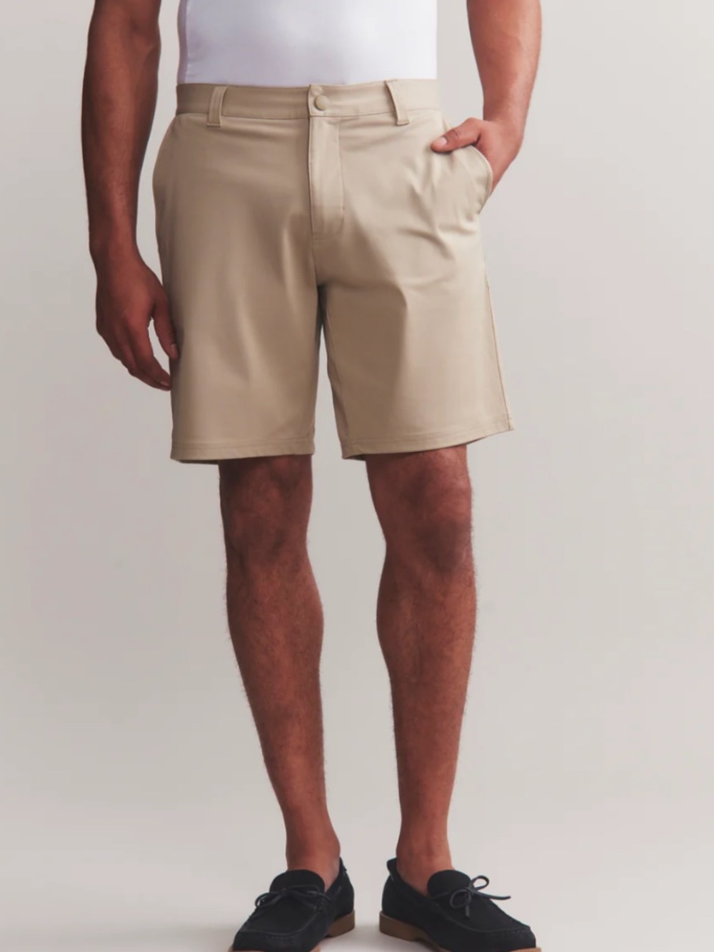 NWT RHONE 9" Commuter Short size34 $98 khaki pockets stretch belt loops preppy